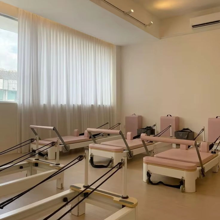 Reformer Pilates Aluminium Noir